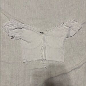 PacSun White Off-Shoulder Blouse